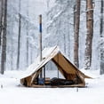 thumbnail image 2 of Camping Hot Tent Cabin Tent, Chalet 70 Pro Portable WallTent with Stove Jack and Two Poles for 2-3 Person Hiking, Backpacking, 2 of 9
