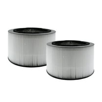 Nispira BAPF160 Replacement Filter for Bionaire Air Purifier BAP9360W BAP9260W 3-in-1 True HEPA Activated Carbon, 2 Packs
