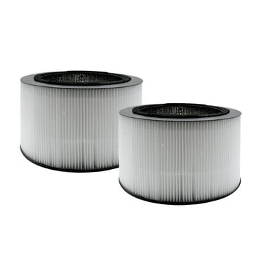 Nispira BAPF160 Replacement Filter for Bionaire Air Purifier BAP9360W BAP9260W 3-in-1 True HEPA Activated Carbon, 2 Packs