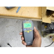 General Tools Pin-Type Moisture Meter, Backlit LCD Display |MMD4E