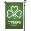 Shamrock Personalized Garden Flag