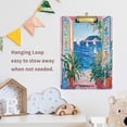 thumbnail image 4 of FORMRS Acrylic Clipboard with Low Profile Clip Standard A4 Letter Size, 12.5" x 9", Seaside Door, 4 of 8
