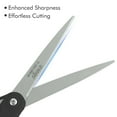 thumbnail image 3 of LIVINGO 8" Office Scissors Sharp Blades Titanium Office Home Crafts Cutting Paper, 3 Pack, Assorted, 3 of 6