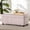 Light Pink, variant on bali & pari Paulina Modern Luxe Storage Bench, Light Pink