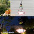 thumbnail image 3 of HBBKVI Bird Feeder, Solar Powered Hummingbird Feeders for Outdoors, Hanging Tray Platform Bird Feeders Garden Decor, 3 of 7