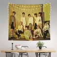 thumbnail image 4 of Stray Kids Wall Tapestry Cartoon Poster Wall Hanging Tapestry for College Dorm Living Room Bedroom Decoration 59x59 Inch, 4 of 7