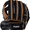 Black/Tan, variant on Franklin Sports RTP Kids Teeball Glove + Ball Set - Boys + Girls Mitt - 9.5" Righty - Tan