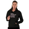 thumbnail image 4 of Dont Sugarcoat It Cute Sweet Foodie Unisex Plus Fleece Graphic Hoodie Brisco Brands 2X, 4 of 5