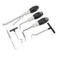 thumbnail image 1 of Hose Removal Puller Hook, Different Lengths Quick Removal 6PCS Ergonomic Handle Hose Removal Hook Set Easy Access High Efficiency  for Punching, 1 of 8