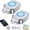 2PCS-Silver, variant on Auto Pop-Up Fast Charging Adapter, 140W Smart Auto Stop Charging Adapter, Cut-Off Charger Protector with AI Full-Charge Disconnect to Prevent Battery Aging for Home & Travel (1PC-Silver)