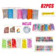 thumbnail image 2 of Pack Making Kits Supplies For Slime Stuff Charm Fishbowl Beads Glitter Pearls DIY Handmade Color Foam Ball Material Set, 2 of 6