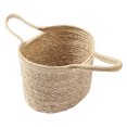 thumbnail image 2 of Straw Woven Rope Laundry Basket Dirty Clothes Storage Bucket, 2 of 9