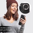 thumbnail image 5 of Case for iPhone 16 Pro Wallet with Credit Card Holder & Finger Ring Kickstand, Premium PU Leather Slim Cover Shockproof Scratch Resistant Full Protection Phone Case for iPhone 16 Pro, Black, 5 of 10
