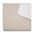 thumbnail image 6 of Michael Amini Dash 3-piece Pebble Pattern Fabric King Duvet Set in Natural, 6 of 7