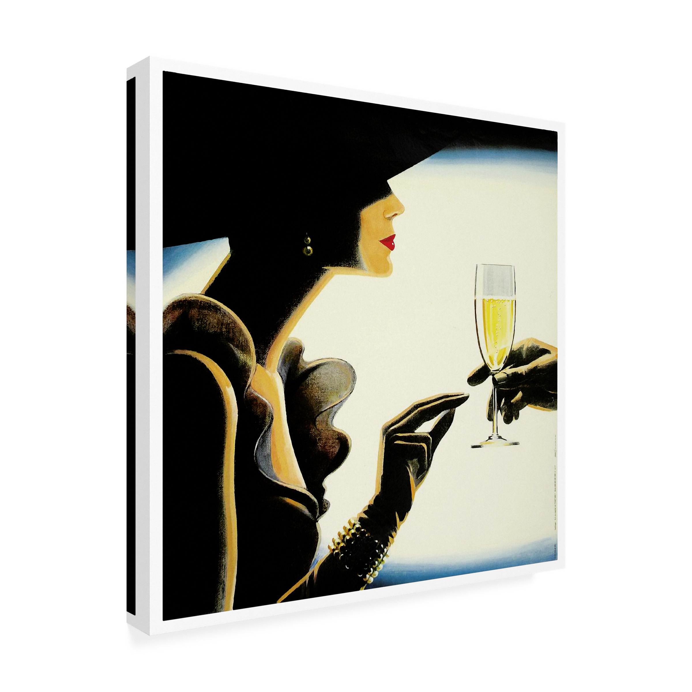 Trademark Fine Art 'Ad 1' Canvas Art by Vintage Lavoie