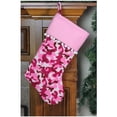 thumbnail image 4 of Northlight 15.75" Pink and Brown Camouflage Christmas Stocking with Cuff, 4 of 4