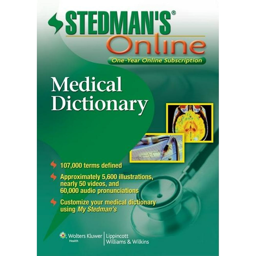 Stedman's Medical Dictionary Online