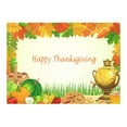 thumbnail image 1 of BSDHOME Thanksgiving Pumpkin Cotton Linen Tablecloth Set 60x84 Inches - Autumn Fruit Yellow Leaf Desk Table Cloth Cover for Party Decoration, 1 of 5