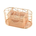 thumbnail image 1 of Seitruly Metal organizado en múltiples compartimentos - Caja de almacenamiento de suministros de oficina Hierro resistente y duradero Carpetas de archivos Dorado champagne, 1 of 6