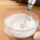 thumbnail image 2 of Naiovety Espumador de leche eléctrico, fabricante de espuma de leche, batidor de huevos de cocina recargable, batidor de mano de 3 velocidades, Plata, 2 of 6