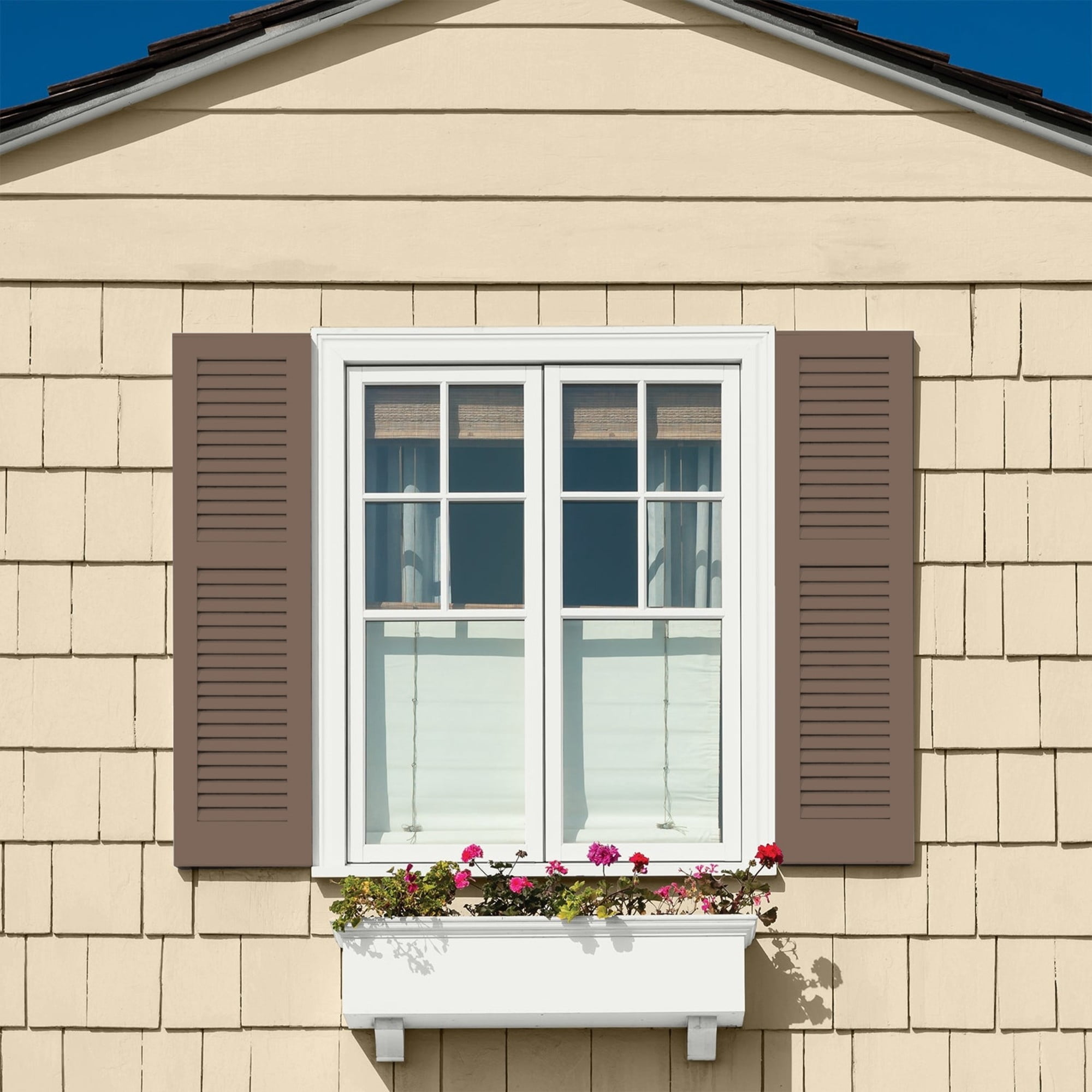 Glidden Fundamentals Warrior / Brown, Semi-Gloss Exterior Paint, 1 Gallon