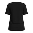 thumbnail image 5 of Women's Sun Shirts UPF 50+ Short Sleeve UV Protection V Neck Top Moisture Wicking Quick Dry for Hiking Workout Running, 5 of 5
