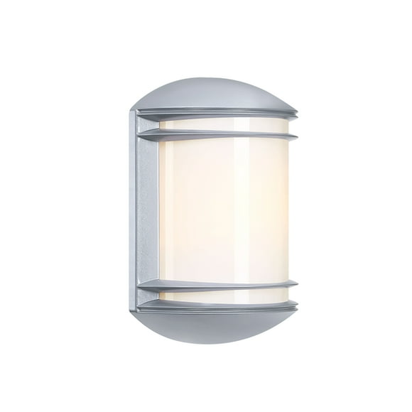 Estevez Luminario de muro Screen, Color Níquel, Aluminio, Foco E26, Protección IP44