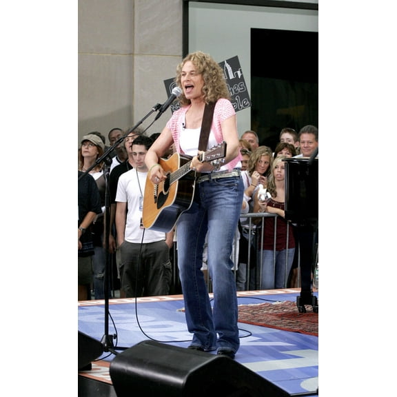 Carole King On Stage For Nbc Today Show Concert Series With Carole King, Rockefeller Center, New York, Ny, July 15, 2005. Photo By Fernando LeonEverett Collection Celebrity (16 x 20)