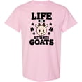 thumbnail image 3 of Inktastic Life is Better with Goats T-Shirt, 3 of 5