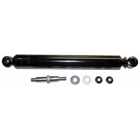 Front Steering Damper - Compatible with 2011 - 2022 Ford F-450 Super Duty 4 X 4 2012 2013 2014 2015 2016 2017 2018 2019 2020 2021