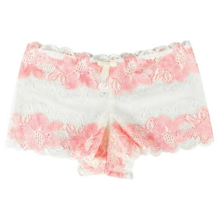 

Baywell Women s Lace Underwear High Waist Sexy Panties Full Coverage Briefs White S-XL