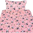 thumbnail image 3 of J-pinno Pink Panda Bamboo Cartoon 100% Cotton 3 Pieces Twin Sheet Set for Kids Girls Boys Children Flat Sheet + Fitted Sheet + Pillowcase Bedding Decoration Gift Set, 3 of 5