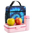 thumbnail image 6 of Blue and Black Tie Dye Pattern Insulated Lunch Bag Teens,Lunch Box for Men Women for Work,Picnic or Travel,10.2x9.5x4.3 Inches,8 Can Capacity, 6 of 6