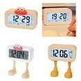 thumbnail image 2 of Fun Cartoon Sausage Lip Alarm Clock for Enhancing Time Management LCD Display Night Light Battery Operated Table Clock, 2 of 8