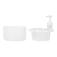 thumbnail image 5 of DOMELAY 3xSoap Dispenser and Sponge Holder Dishwashing Soap Pump Dispenser for Kitchen, 5 of 9