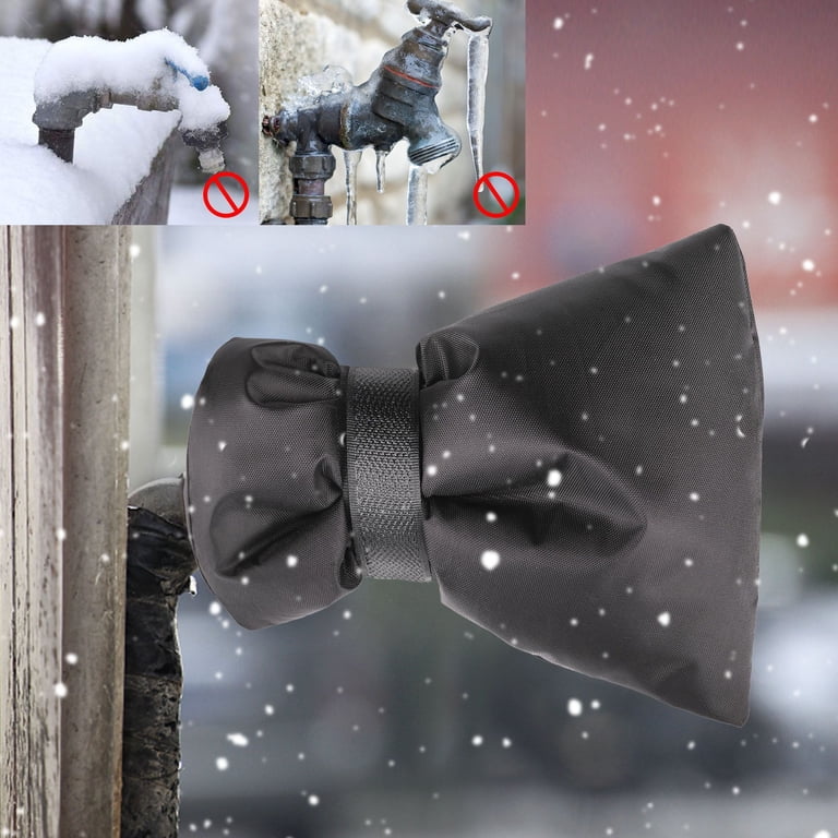 LotFancy Outdoor Faucet Covers, Winter Freeze Protection, 2-Pack photo 2