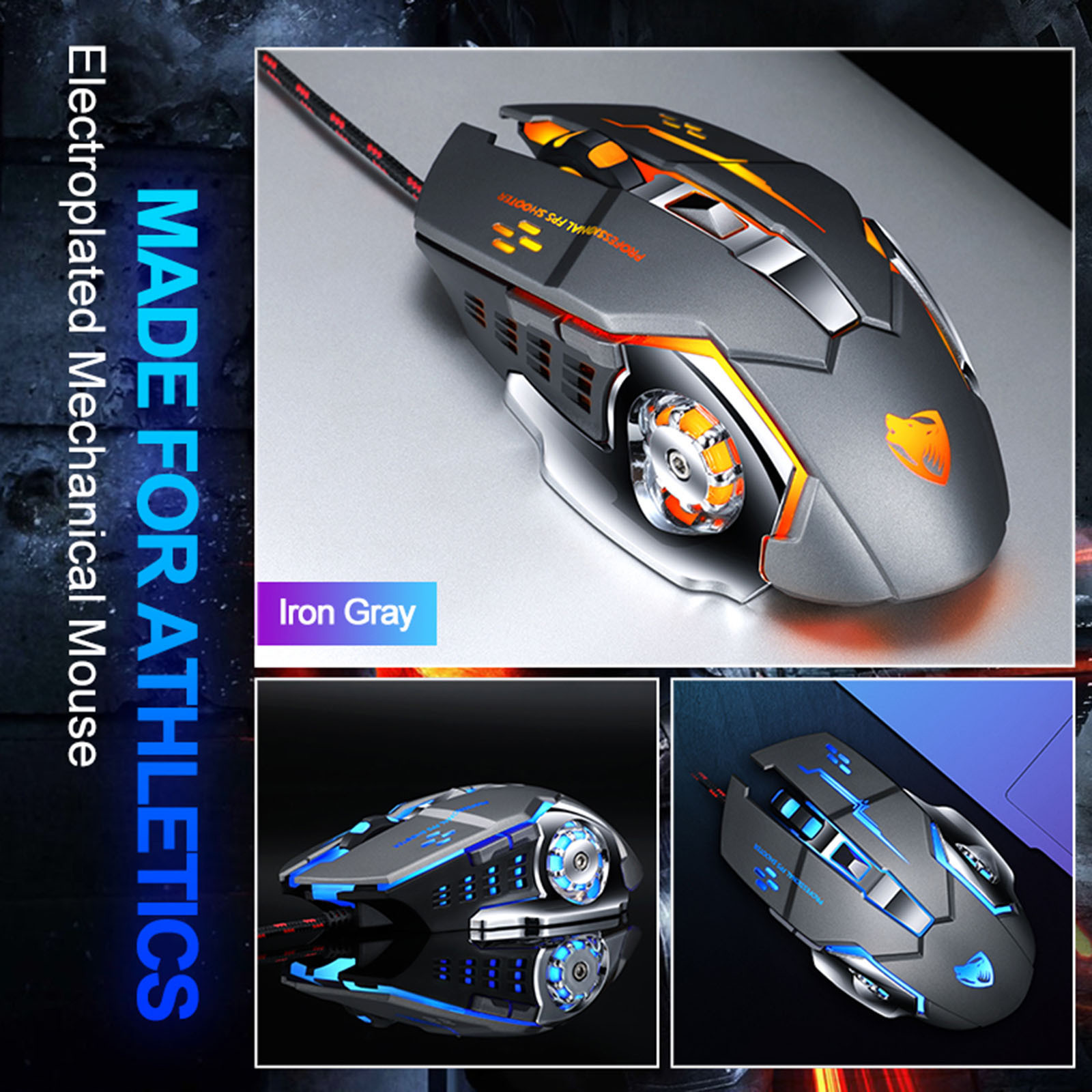 美品　MouseComputer Amazon.com: Gaming Mouse Wired, USB Optical Computer Mice