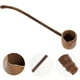 thumbnail image 5 of Cuchara de mango largo de raíz de bambú carbonizado, cucharón para agua, accesorios para té en casa., 5 of 8