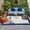 Blue Beige, variant on Nautical Ship Outdoor Rug 3x5 Ft, Non Slip Washable Area Rug, Blue Coastal Ocean Birds Boat Vintage Patio Rugs Carpet Runner, Large Floor Mat for Indoor/Outdoor Deck Porch Camping
