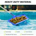 thumbnail image 2 of Professional Pool Skimmer Net, Upgraded Extra Wide Scoop Edge, Swimming Leaf Rake with Ultra Fine Mesh Deep Nylon Net Bag - Pool Nets for Cleaning Finest Debris (Not Pole), 2 of 6