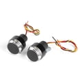 thumbnail image 3 of Handle Bar Lamp Handle End Light 2pcs Motorcycle Handlebar Light LED Turn Signal Indicator Handle End Grip Side Marker, 3 of 8