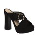thumbnail image 1 of Sandalia con Tacon de 12 cm para Dama Mujer Color Negro, Elaborado de Textil Acabado Gamuza Cklass 616-21, 1 of 2