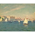 thumbnail image 3 of Arnold Borisovich Lakhovsky 18x15 Black Modern Framed Museum Art Print Titled - View of Venice, 3 of 5