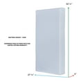 thumbnail image 5 of evolur Sleep Comfort Balance Plus with Antimicrobial Copper Fiber Crib & Toddler Foam Mattress, 5 of 11
