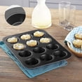 thumbnail image 5 of Molde para muffins y mini molde para magdalenas de acero al carbono, molde para muffins, 12 tamaños de mini tazas de molde para muffins: moldes para muffins antiadherentes y seguros para hornear, 5 of 5