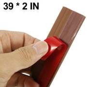 FUYGRCJ Door Sweep Seal Strips Door Bottom Draft Stopper Seal Dust and Noise Insulator Weather Stripping Guard Insulation Self-Adhesive for Windows Gap Noise Blocker