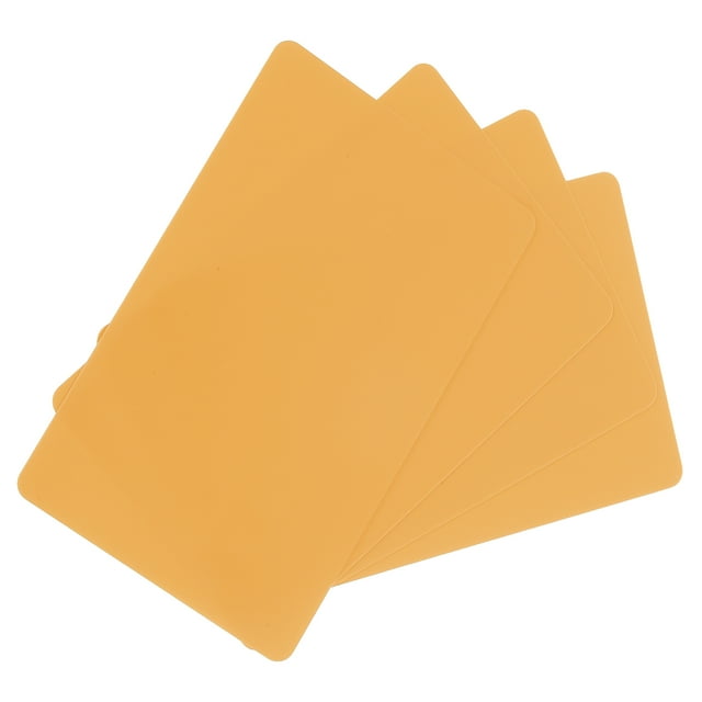 40 Pack Blank Cards 30mil ID Cards for ID Badge Printer, Orange