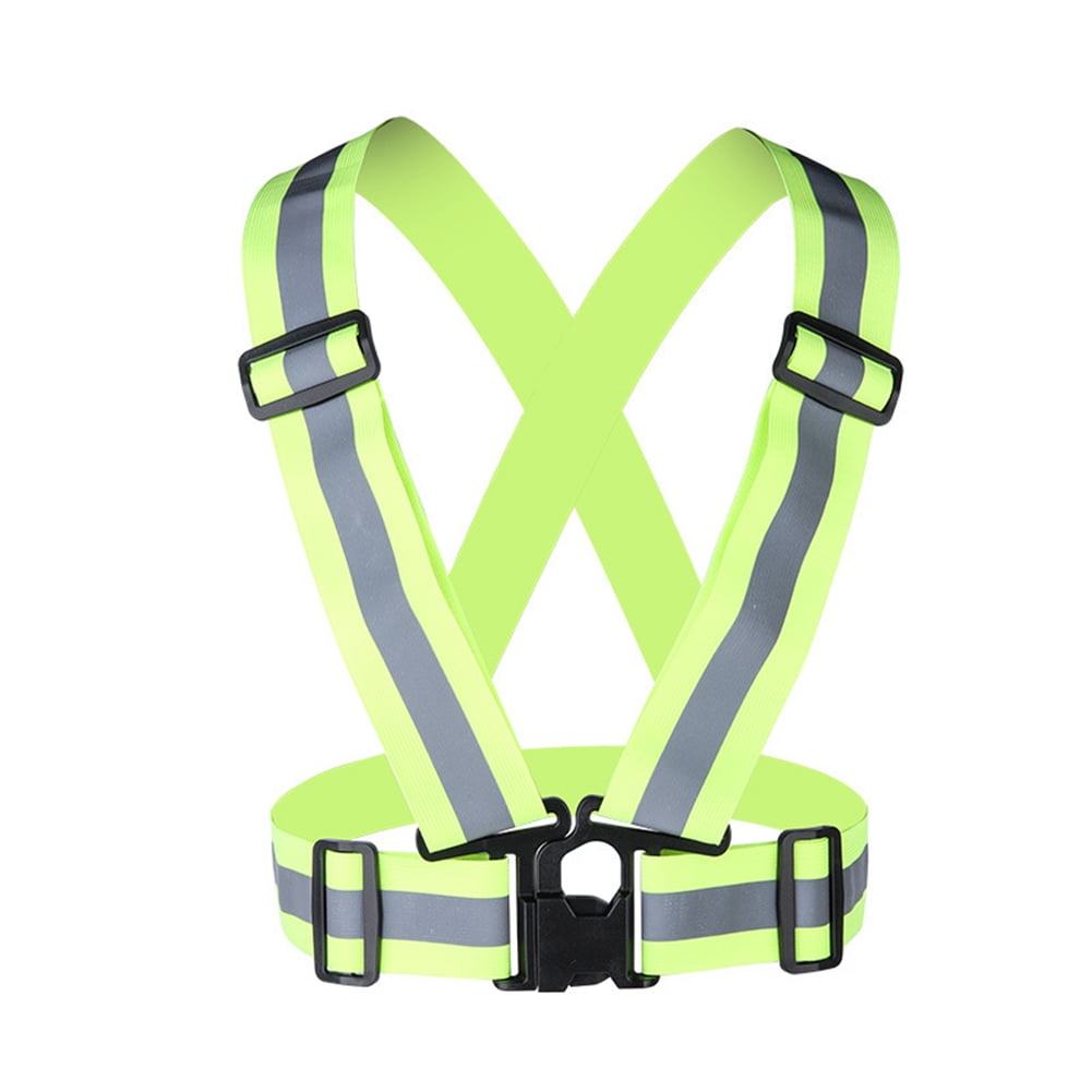 CABINA HOME Reflective Vest Elastic Strap High Visibility Waistcoat