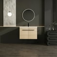 thumbnail image 2 of 30 Inch Bathroom Vanity with resin Countertop Sink, 2 Doors Bathroom Cabinet Set, Oak, 2 of 11