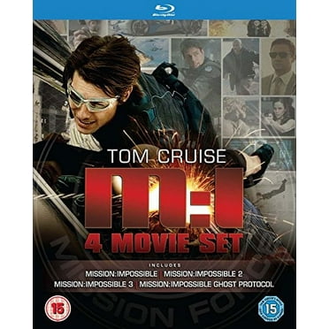 Mission Impossible 1-4 Film Collection Blu-Ray Region Free